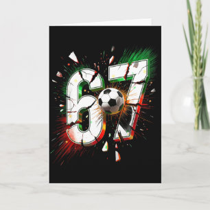 Cartão 67 Futebol Six Seven 6 7 Meme 67 Natal Divertido 6