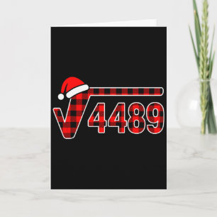 Cartão 67 Meme Natal Raiz Quadrada 4489 Seis Sete Matemát