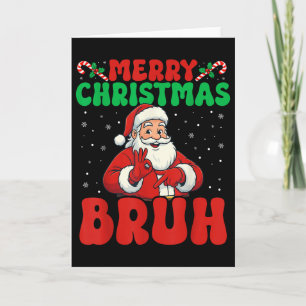 Cartão 67 Meme Seis Sete Natal Divertido Engraçado Bruh P