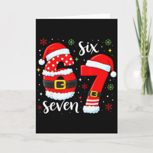 Cartão 67 Meme Six Seven Papai Noel 6 7 Natal Engraçado C