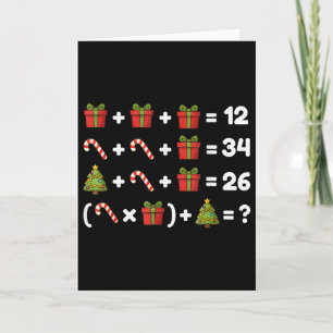 Cartão 67 Seis Sete Meme Matemática Equação De Natal Lógi