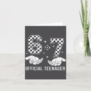 Cartão 6+7 = 13 Anos Meninos Meninas Adolescente 13º Aniv