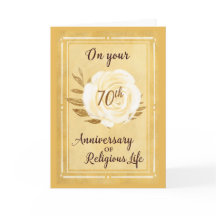 70 da Aniversário da Vida Religiosa, Nun White Ros