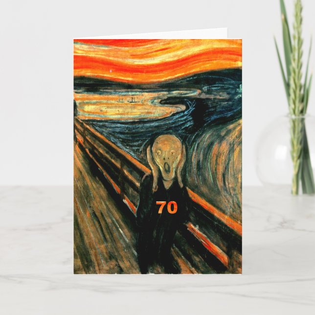 Cartão 70th Birthday (Frente)