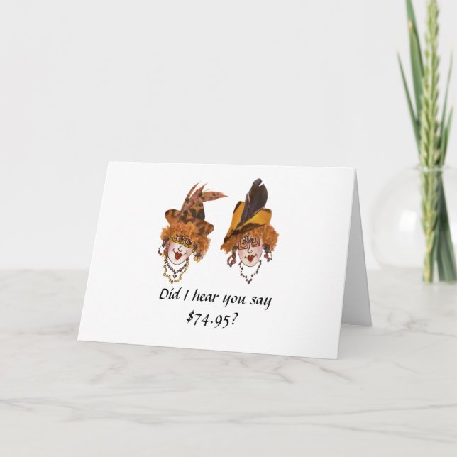 Cartão 75º aniversário engraçado para a mulher (Frente)