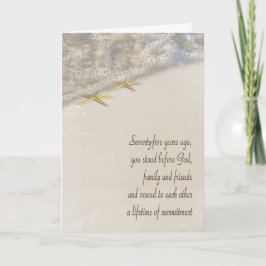 Cartão 75.º aniversário do Starfish