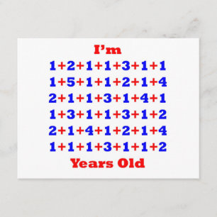 Cartão 75 anos velho!