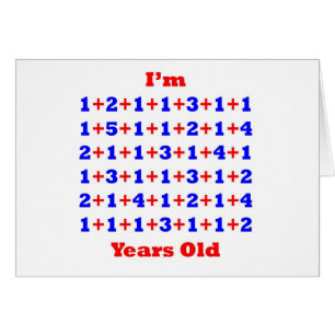 Cartão 75 anos velho!