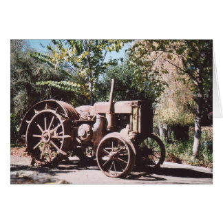 Cartão 75. Rusty Trator, Califórnia