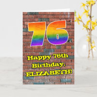 76.º aniversário: Arco-Íris 76 inspirado no Grafit