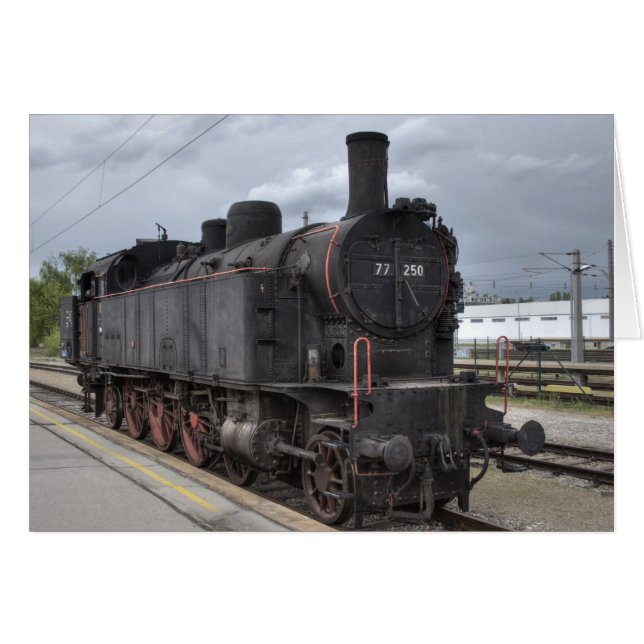 Cartão 77 250 ex ÖBB 77 244 (Frente Horizontal)