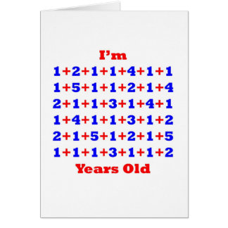 Cartão 79 anos velho!