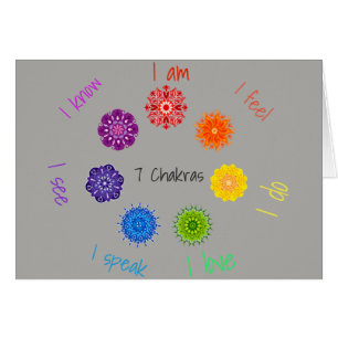 Cartão 7 CHakras