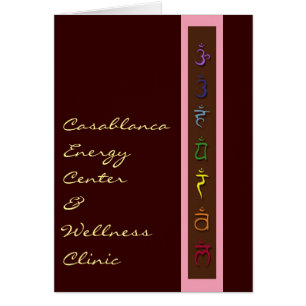 Cartão 7 Chakras no Balanço