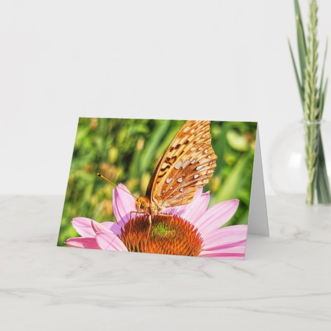 Cartão 7"x5" Folded Card || Butterfly Ask Nicely (Frente)