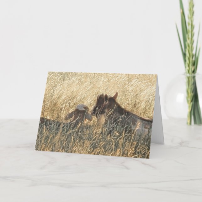 Cartão 7"x5" Folded Card || Scout and Jigsaw (Frente)