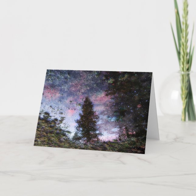Cartão 7"x5" Folded Card || Sunset Puddle (Frente)