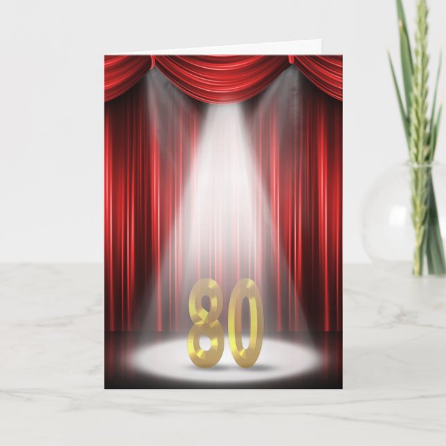 Cartão 80º Aniversário de Casamento (Frente)