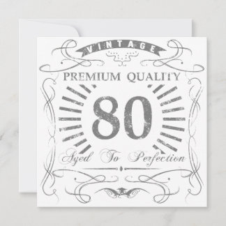 Cartão 80 Birthday Gag Gift