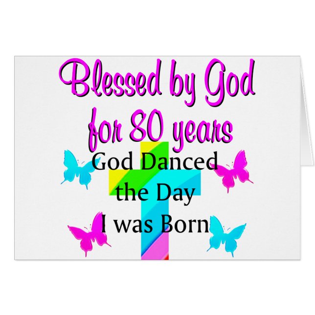 CARTÃO 80 DEUS AMOR (Frente horizontal)