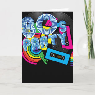 Cartão 80 Retro Party