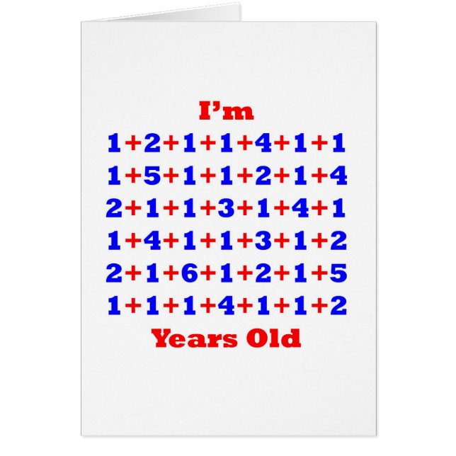 Cartão 81 anos velho! (Frente)