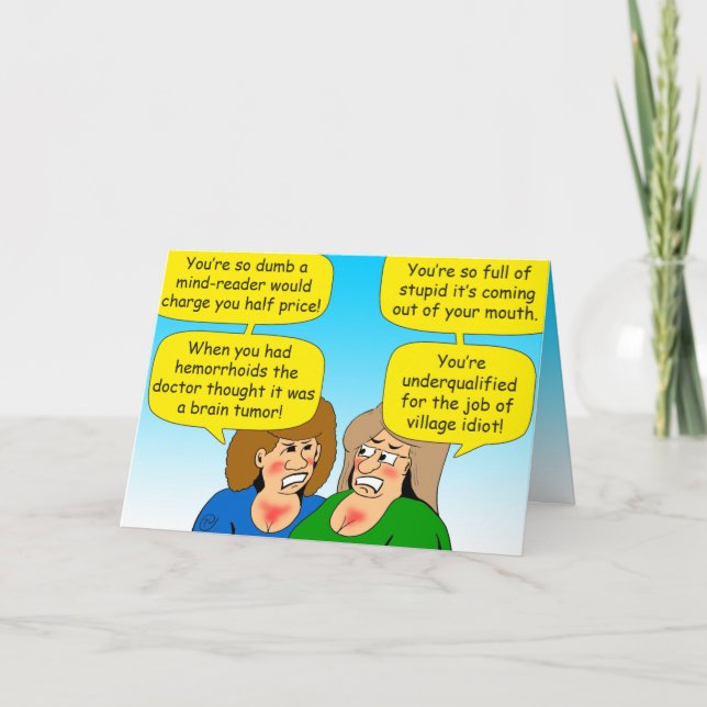 Cartão 858 I'm sorry card cartoon card (Frente)