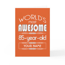 85.º aniversário Mundos Melhor Flame Laranja Fabul