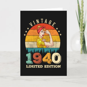 Cartão 85 anos de idade, dia 1940, dia 85, dia de nascime