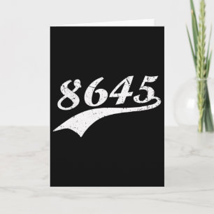 Cartão 8645 Camiseta. Camisetas Anti Trump Impeachment.1 
