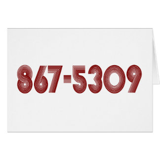 CARTÃO 867-5309