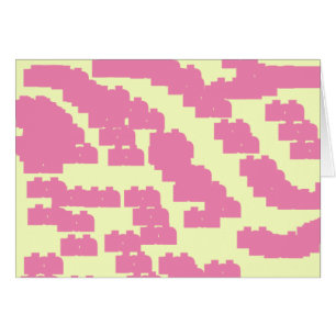 Cartão 888 rosa com sorte