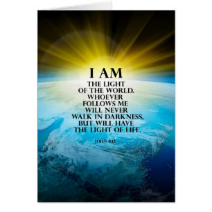 Cartão 8:12 de John