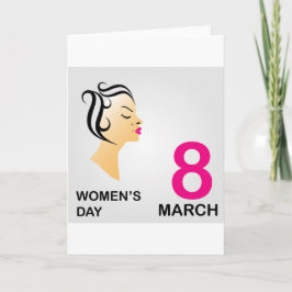 Cartão 8 march International women's day