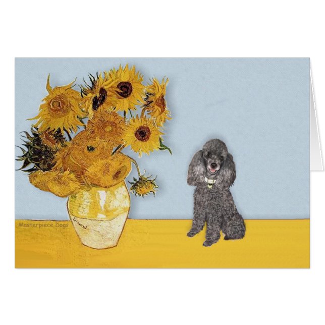 Cartão (8 S) - Girassóis (Frente Horizontal)