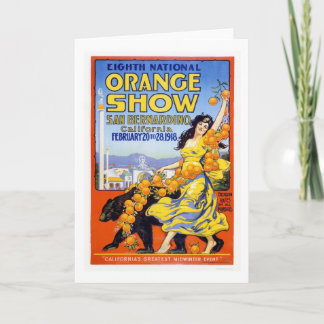 Cartão 8th National Orange Show 1918