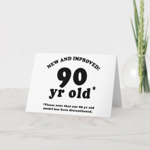 Cartão 90 Birthday Gag Gifts