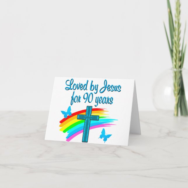 CARTÃO 90 BIRTHDAY REYER (Frente)