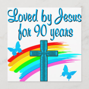 CARTÃO 90 BIRTHDAY REYER