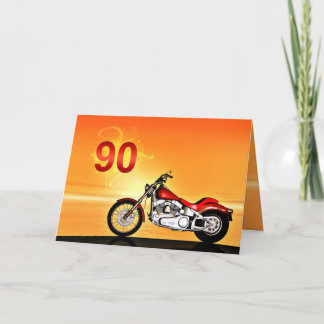 Cartão 90 de aniversário