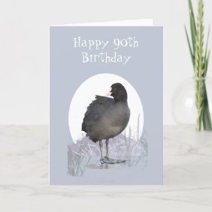 Cartão 90 de Aniversário Personalizado "Coot Velho" Humor