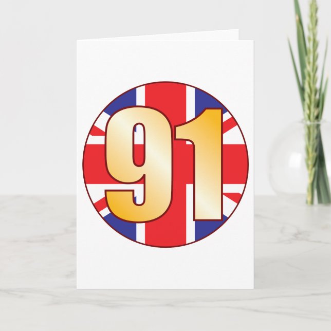 Cartão 91 UK Gold (Frente)