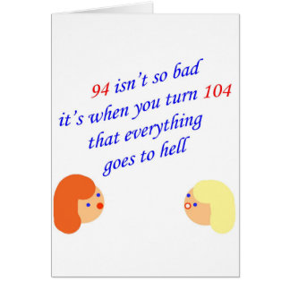 Cartão 94 não são tão maus