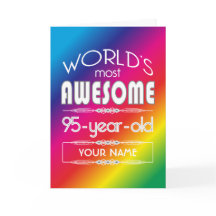 95º aniversário do mundo Melhor Arco-íris Fabuloso