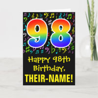 98.º Aniversário: Símbolos Musicais Coloridos + Ra
