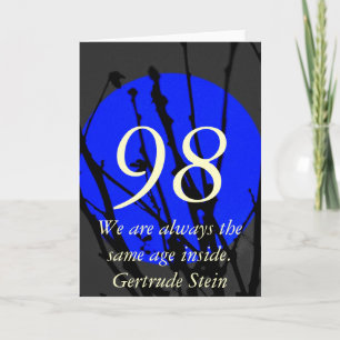 Cartão 98th Birthday