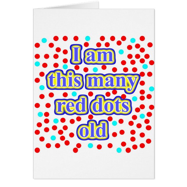 Cartão 99 pontos vermelhos velhos (Frente)