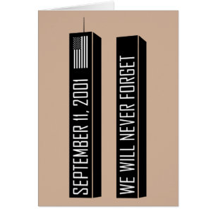Cartão 9/11 de memorial