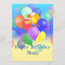 9 Balões Poema de Aniversário da Happy Juul Compan