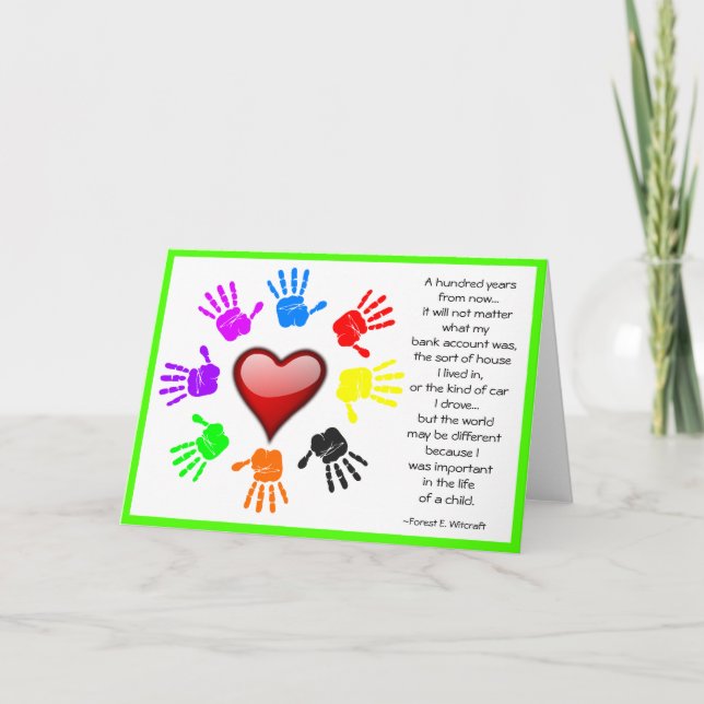 Cartão A0001.I Fez uma diferença.Card.2 (Frente)